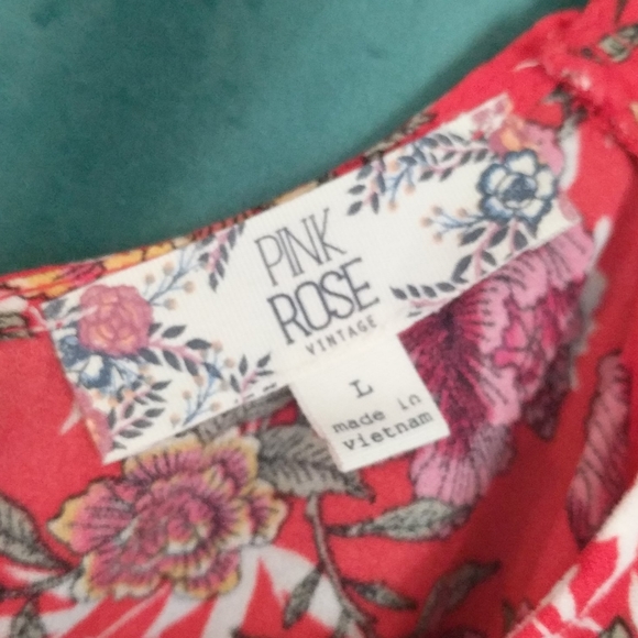 Red Floral Sundress - Picture 4 of 4